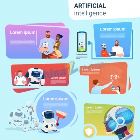 人工智能矢量插图设计